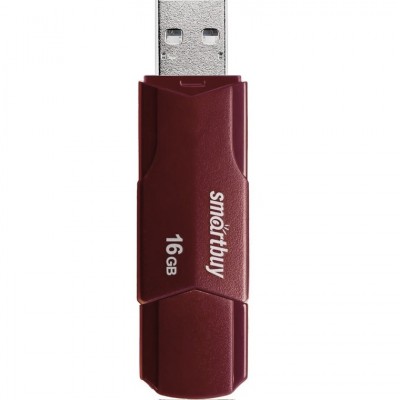 USB 16GB SmartBuy CLUE Burgundy (SB16GBCLU-BG), бордовый