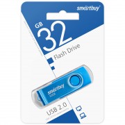 USB 32GB SmartBuy Twist Blue (SB032GB2TWB), синий