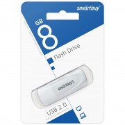 USB 8GB SmartBuy Scout White (SB008GB2SCW), белый