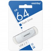 USB 64GB SmartBuy Scout White (SB064GB2SCW), белый