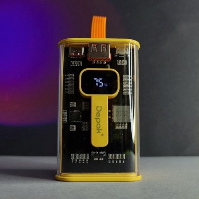 Depak внешний аккумулятор DP-B02,22.5W! 20000 mAh, желтый