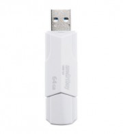 USB 64GB SmartBuy UFD 3.0/3.1 CLUE White (SB64GBCLU-W3), белый