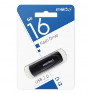 USB 16GB SmartBuy Scout Black (SB016GB2SCK), черный