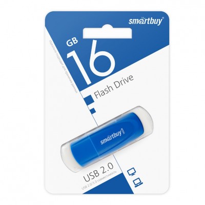 USB 16GB SmartBuy Scout Blue (SB016GB2SCB), синий