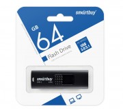 USB 64GB SmartBuy UFD 3.0/3.1 Fashion Black (SB064GB3FSK), черный