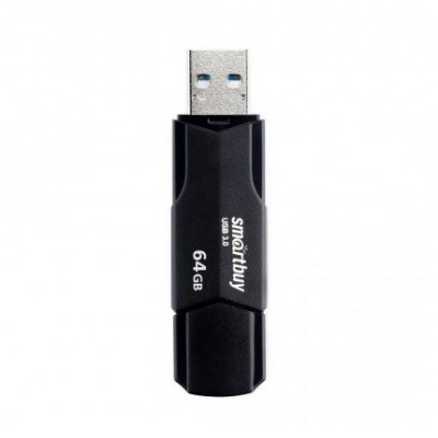 USB 64GB SmartBuy CLUE Black (SB64GBCLU-K), черный