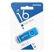 USB 16GB SmartBuy Twist Blue (SB016GB2TWB), синий