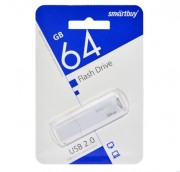 USB 64GB SmartBuy CLUE White (SB64GBCLU-W), белый