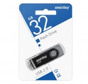 USB 32GB SmartBuy Twist Black (SB032GB2TWK), черный