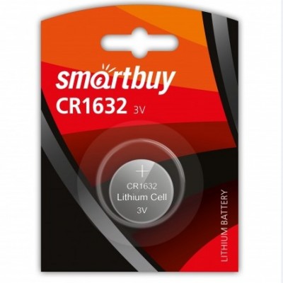 Литиевый элемент питания Smartbuy CR1632/1B (1 в комплекте) (SBBL-1632-1B)