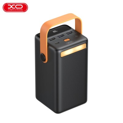 Внешний аккумулятор XO PR-168, 50000 mAh, QC 3.0+PD, черный