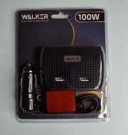 Разветвитель в прикуриватель WALKER WSC-25, 100Вт, 3 разъема + 2 USB (2.4А), с индикатором