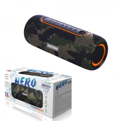 Портативная колонка Smartbuy HERO, 16Вт, Bluetooth, FM, USB, камуфляж