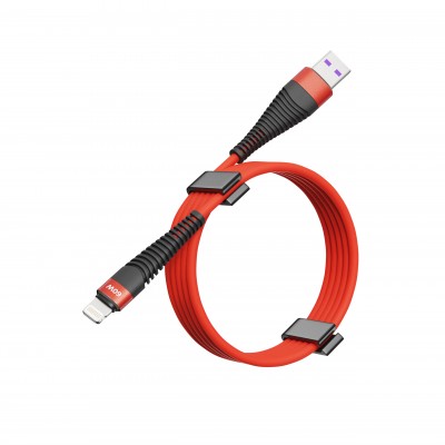Breaking Кабель K15, USB-C - Lightning, 3.0А, 1м, красный