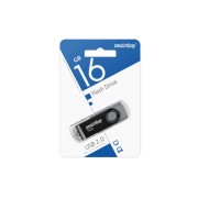 USB 16GB SmartBuy Twist Black (SB016GB2TWK), черный
