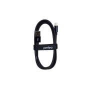 PERFEO Кабель для iPhone, USB - 8 PIN (Lightning), длина 1 м. (I4303), черный