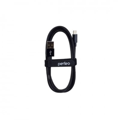 PERFEO Кабель для iPhone, USB - 8 PIN (Lightning), длина 3 м. (I4304), черный