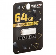 USB 64GB Walker M7 25-10 Мб/с металл (ecopack)