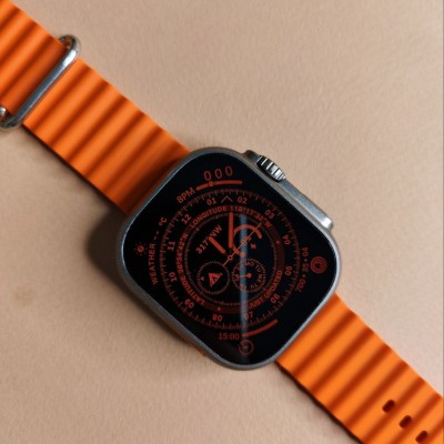 Смарт часы Watch Ultra Titanium Case Orange Alpine Loop S, 49mm (P8), оранжевый
