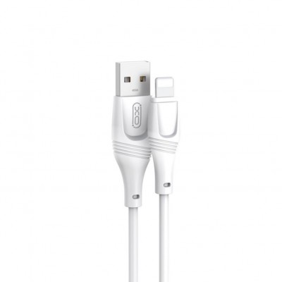 XO NB238 кабель для iPhone 5/6, длина 3 м, 2.4A, белый
