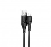 XO NB238 кабель Micro USB, 2.4А, 1 метр, черный