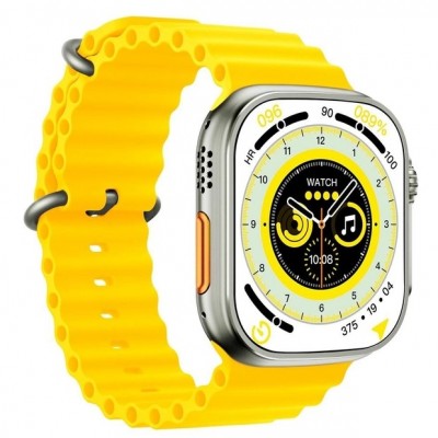 Смарт часы XO-M8 Pro, диаг 1,96', водостойкие, желтый