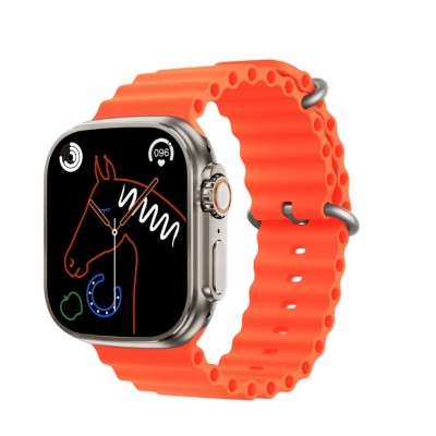 Смарт часы XO-M8 Pro, диаг 1,96', водостойкие, оранжевый