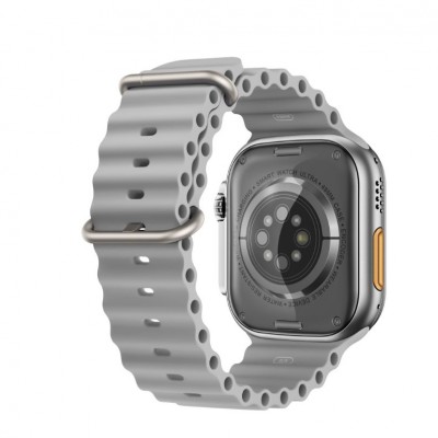 Смарт часы XO-M8 Pro, диаг 1,96', водостойкие, серебряный