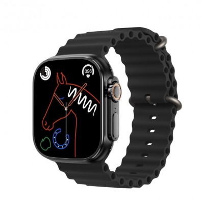 Смарт часы XO-M8 Pro, диаг 1,96', водостойкие, черный