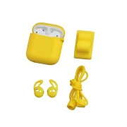 Чехол XO-EarCover для AirPods силиконовый, желтый