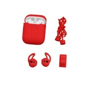 Чехол XO-EarCover для AirPods силиконовый, красный