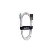 PERFEO Кабель для iPhone, USB - 8 PIN (Lightning), длина 1 м. (I4301), белый