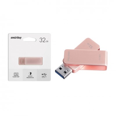 USB 32GB SmartBuy UFD 3.0/3.2 Gen.1 M1 Metal Apricot (SB032GM1A)