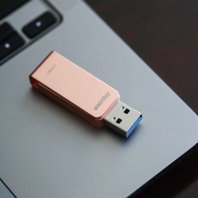 USB 64GB SmartBuy UFD 3.0/3.2 Gen.1 M1 Metal Apricot (SB064GM1A)