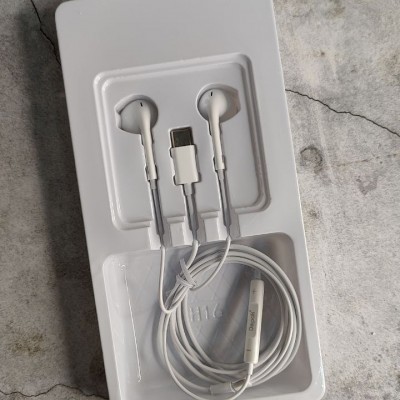 Наушники Depak DE-H16, Full Compatible Type-c earphone, белый