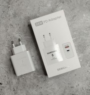 СЗУ для Samsung ОРИГ PD 35W, блочок, в коробке, белый