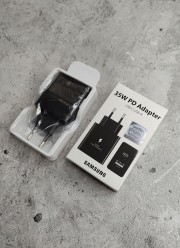 СЗУ для Samsung ОРИГИНАЛ PD 35W, блочок, в коробке, черный