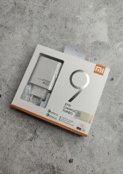СЗУ для Xiaomi ОРИГ 33W, блочок + кабель Type-C, в коробке, белый