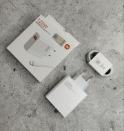 СЗУ для Xiaomi ОРИГ 120W, блочок + кабель Type-C, в коробке, белый