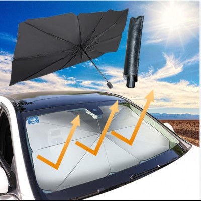 Солнцезащитный складной зонт на лобовое стекло автомобиля