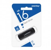 USB 16GB SmartBuy UFD 3.0/3.1 Scout Black (SB016GB3SCK), черный