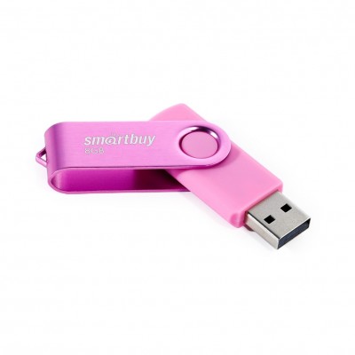 USB 4GB SmartBuy Twist Pink (SB004GB2TWP), розовый