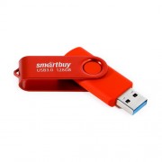 USB 128GB Smartbuy UFD 3.0/3.1 Twist Red (SB128GB3TWR), красный