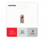 USB 64GB Smartbuy MC8 Metal Red (SB064GBMC8), красный