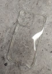 Чехол-накладка для iPhone XR в корпусе 13 Pro/14 Pro, силиконовый, прозрачный