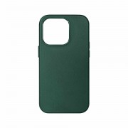 Накладка пластиковая Breaking M04 Leather Style Mag•Safe для iPhone 13 Pro, зеленый