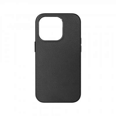 Накладка пластиковая Breaking M04 Leather Style Mag•Safe для iPhone 14 Pro, черный