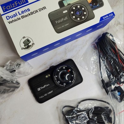 Видеорегистратор FaizFull, DVR-520, FULL HD, 2 камеры