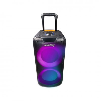 Акустическая система 2.0 SmartBuy W1, 100Вт, BT, MP3, FM, 2 беспр.микроф., ПДУ, LED-свет (SBS-5210)