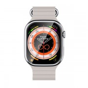 Смарт часы XO-W8 Pro, диаг 2,01', IP67, 230 mAh, прямоуг, серебряный